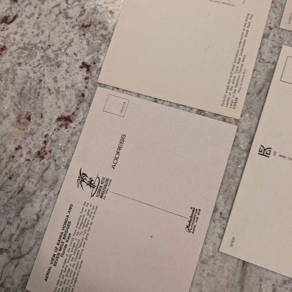 Lot Of Seven Blank Florida Keys, Sunset & Ocean Vintage 4x6 Postcards Unused - Picture 13 of 16